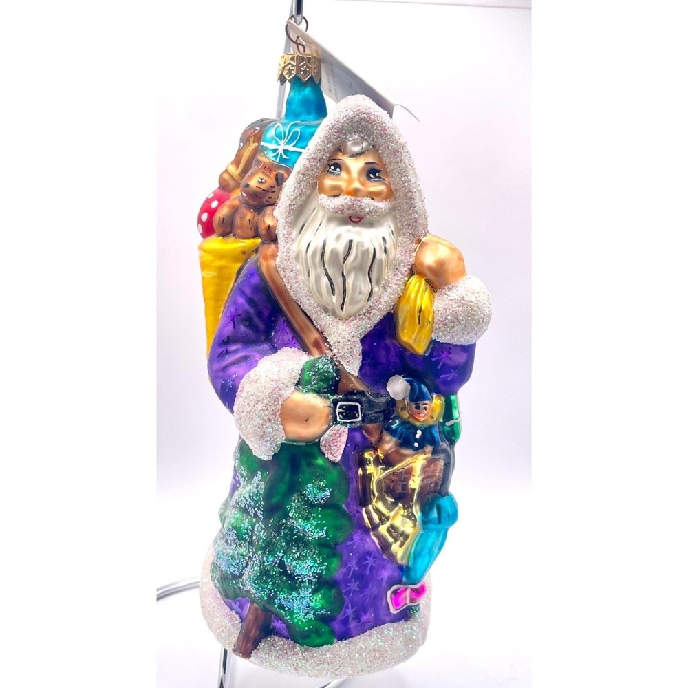 Christopher Radko Londonberry Santa 7.5" Ornament 1996 96-193-0